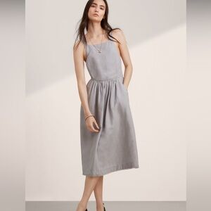 Wilfred Light Gray Midi Dress